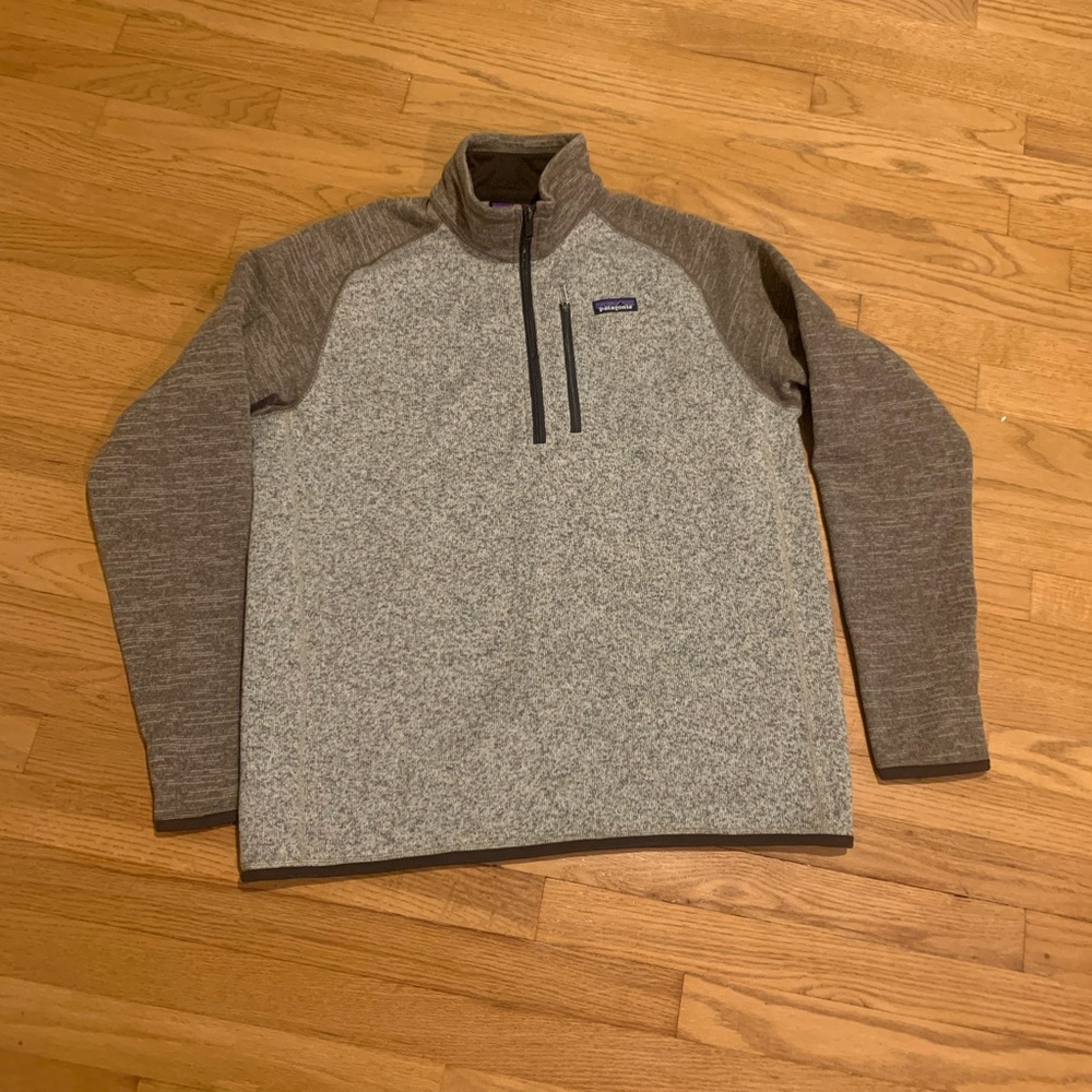 Mens Patagonia Better Sweater Pullover 1/4 Zip EUC Men’s Large